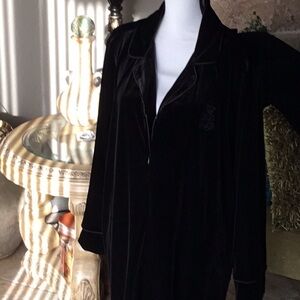 LAUREN RALPH LAUREN ROBE IN VELVET